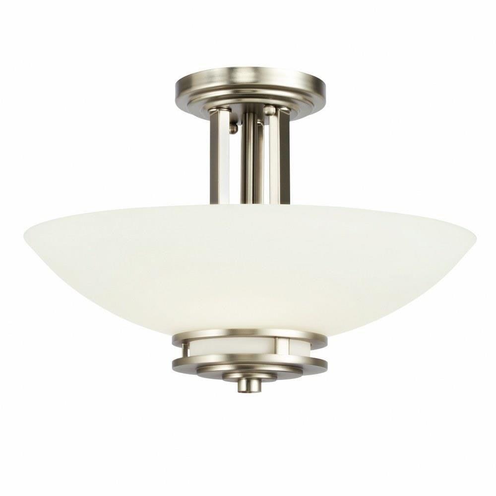 Hendrik 2 Light 15 Inch Wide Semi Flush Mount by Kichler - 3674
