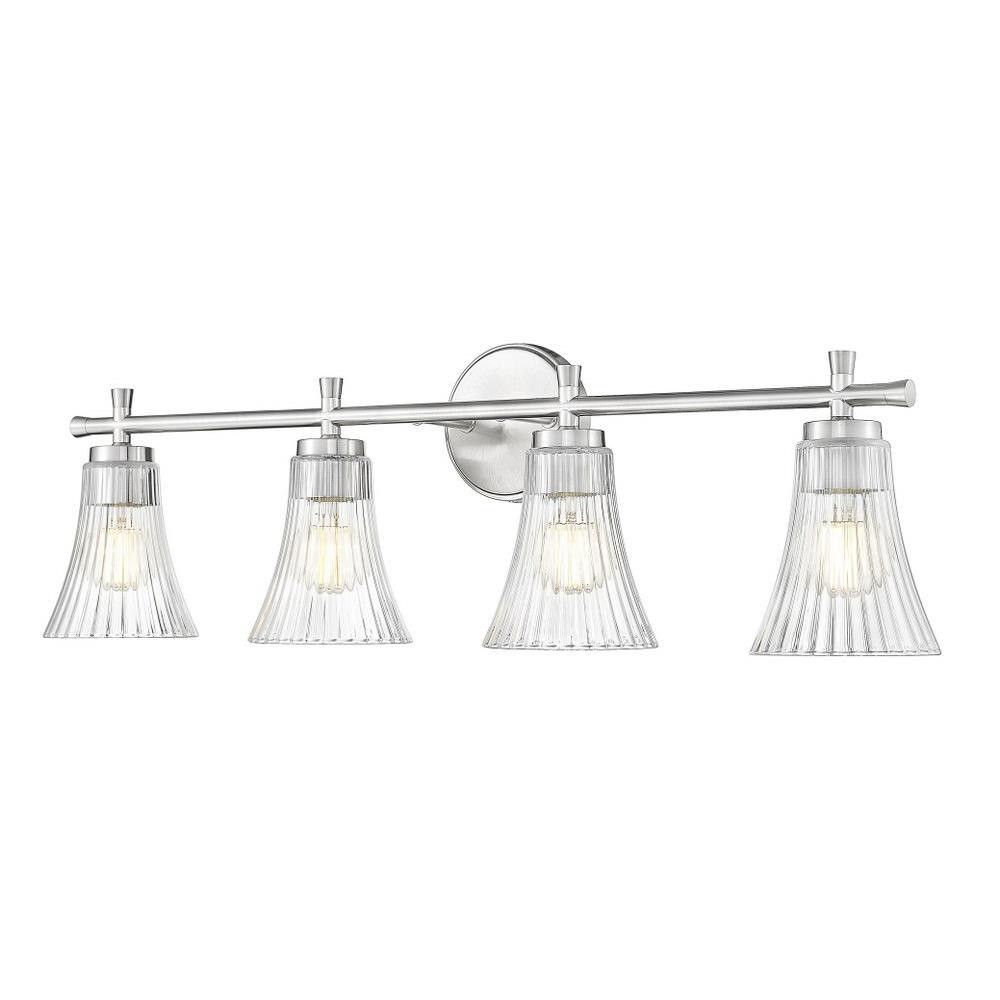 Belle 4 Light Bath Vanity 10 Inch Tall and 32 Inch Wide by Z Lite - 7519-4V