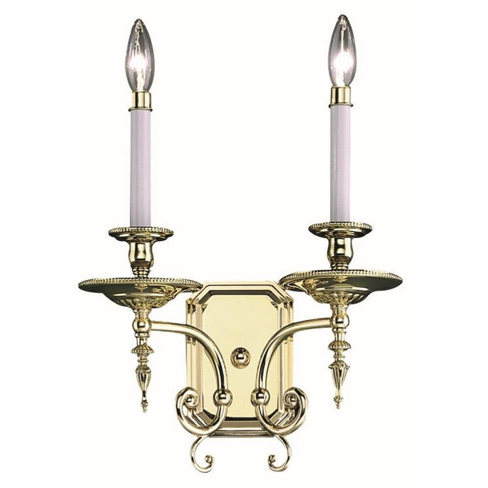 Kensington 2 Light Metal Wall Sconce by Framburg - 7662 PB