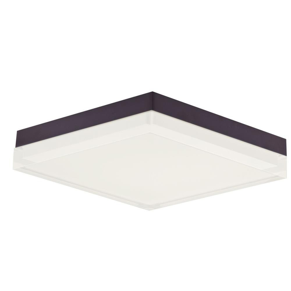 Illuminaire II 20W 1 LED 10.5 Inch Wide Square Flush Mount by Maxim - 57689CLFT