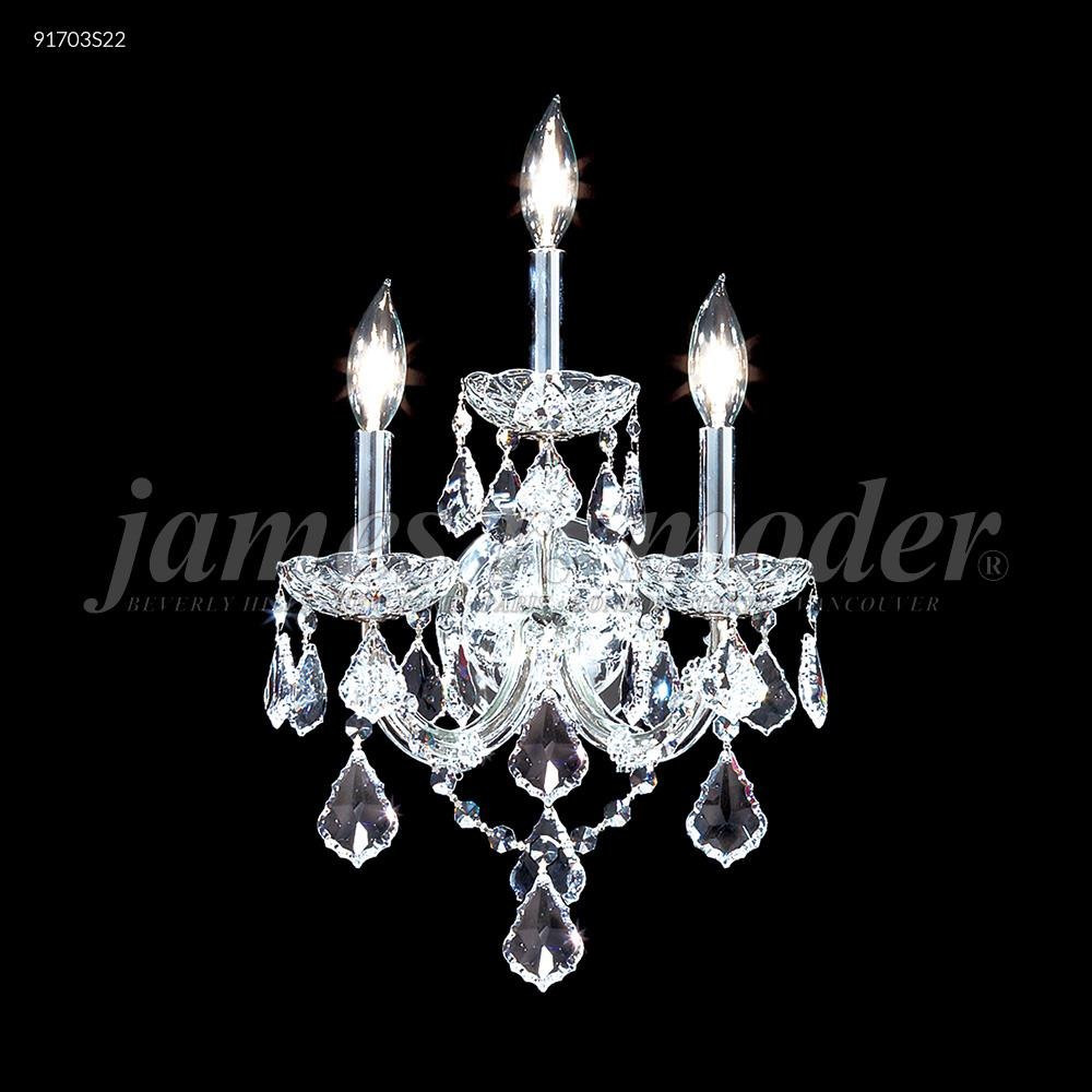 Maria Theresa Grand 3 Light Euro Wall Sconce by James Moder - 91703-EURO