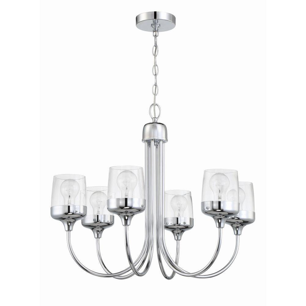 Wrenn 6 Light Medium Chandelier by Craftmade - 58126