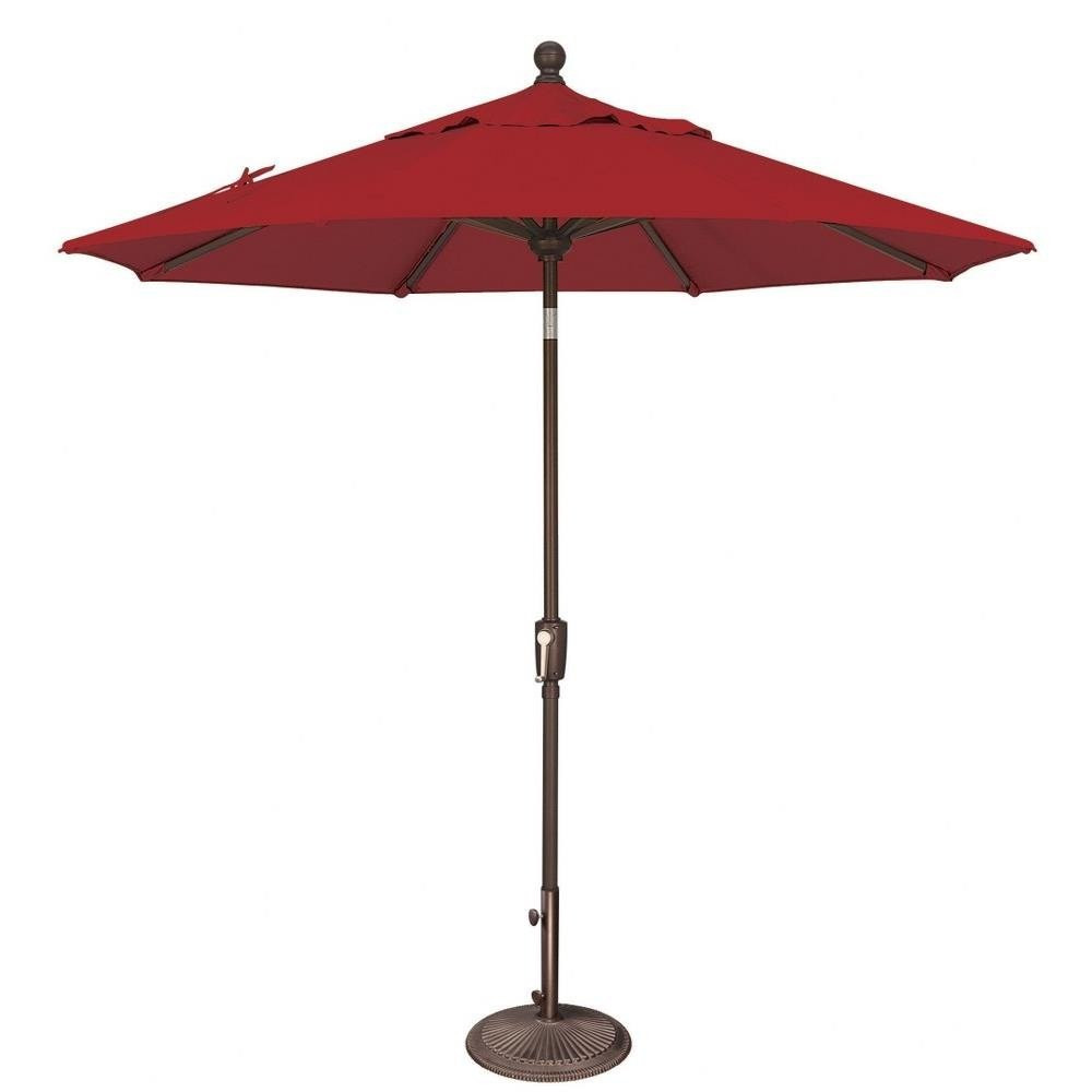 7.5 Foot Aluminum Crank Lift Octagon Market Umbrella by Simply Shade - SSUM97