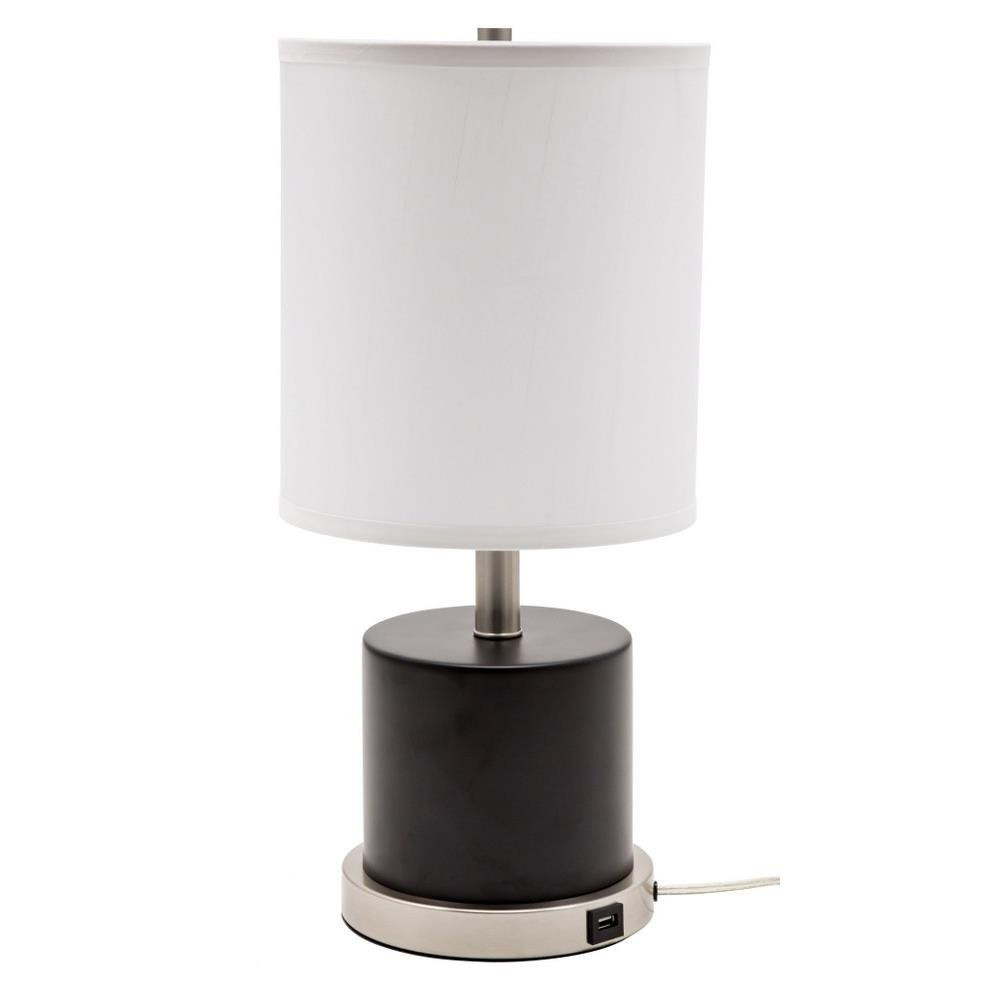 Rupert 1 Light Table Lamp 19.5 x 9 Inches by House of Troy - RU752-BLK