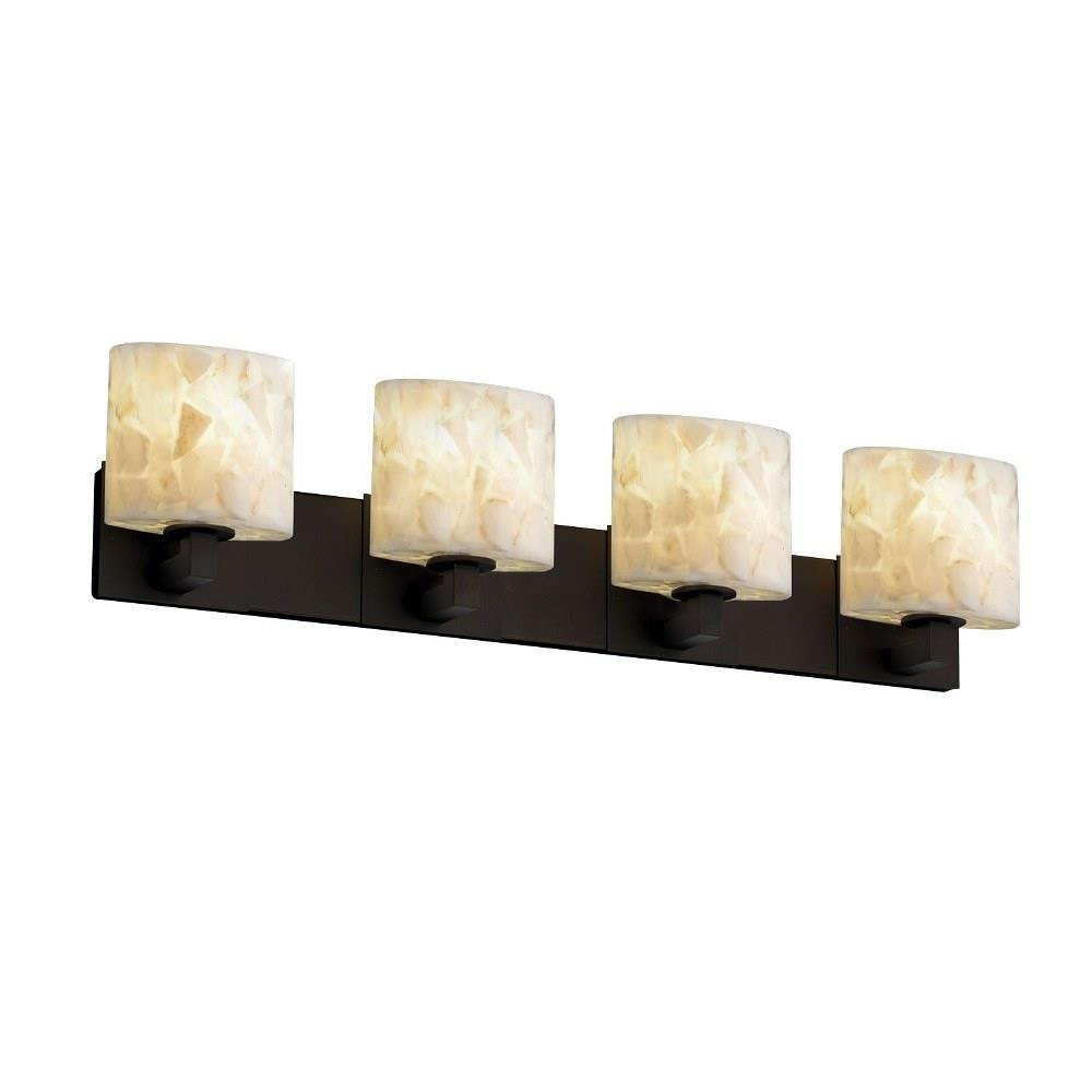 Alabaster Rocks Modular 4 Light Vanity Light by Justice Design - ALR-8924-30