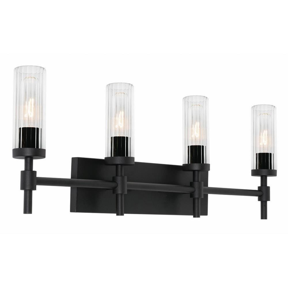 Huntington 4 Light Vanity Light by AFX - HNTV3011MB