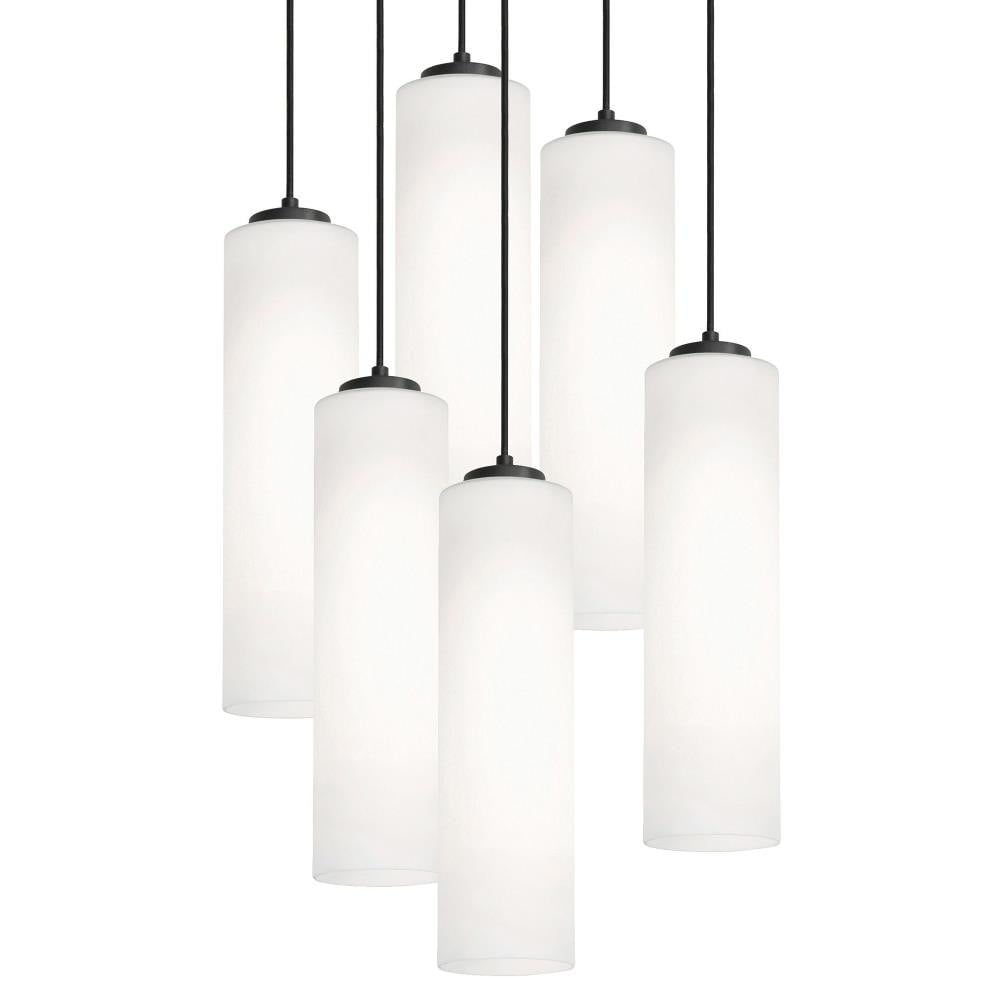 Leo 6 Light Pendant 7.5 Inch Tall and 24 Inch Wide by AFX - LEOP0412MBRND6