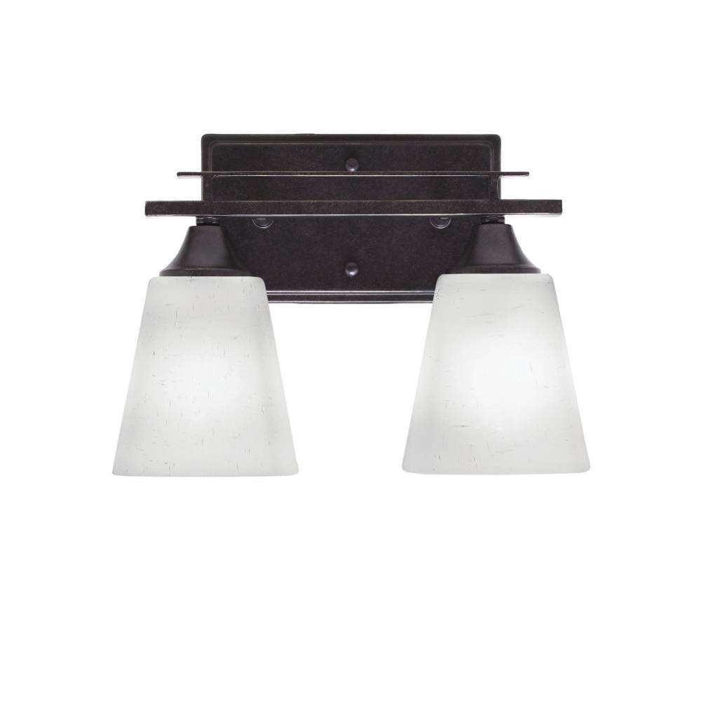 Uptowne 2 Light Steel Vanity Light 11.5 Inch Length by Toltec - 132--875-115