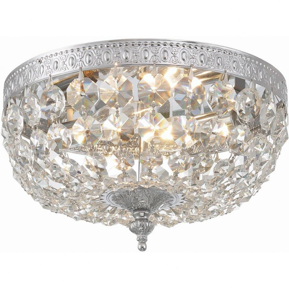 Ceiling Mount 2 Light 10 Inch Wide Classic Flush Mount by Crystorama - 710