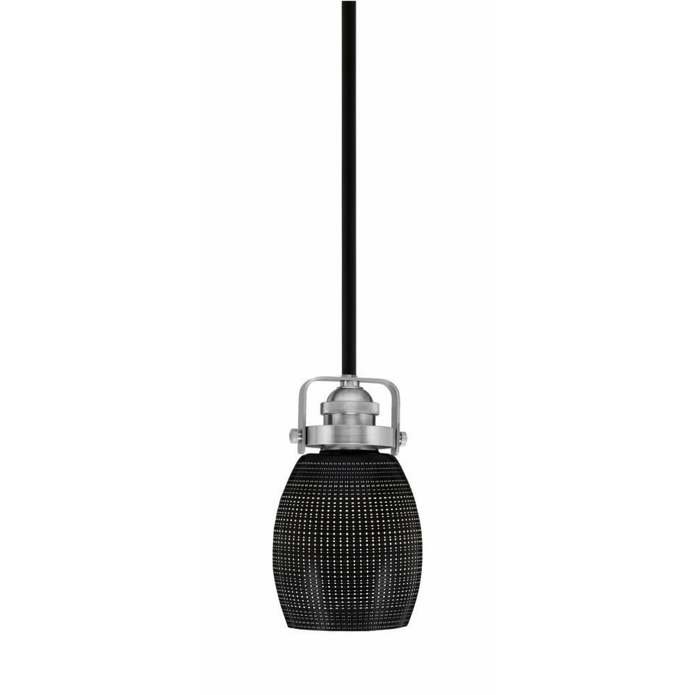 Easton 1 Light Mini Pendant 8 Inch Tall by Toltec - 1941-MBBR-4029