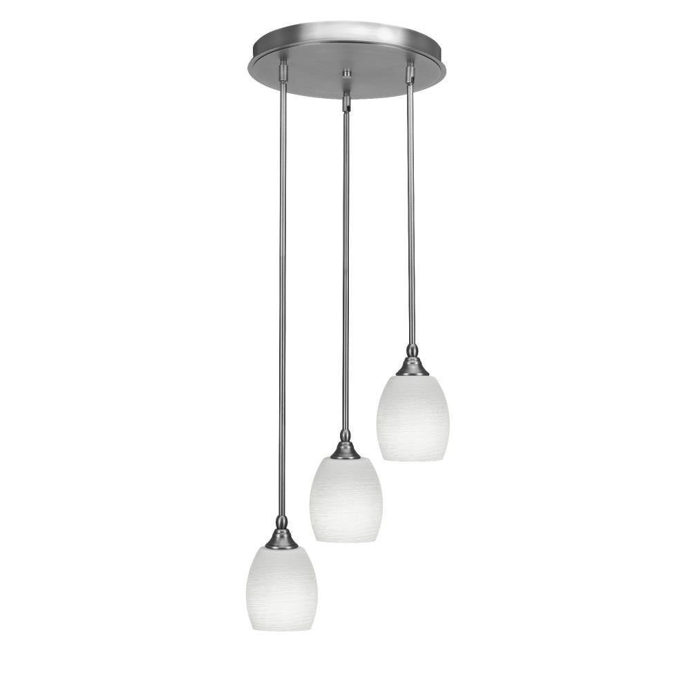 Empire 3 Light Medium Pendant 14 Inch Wide by Toltec - 2143-14-11