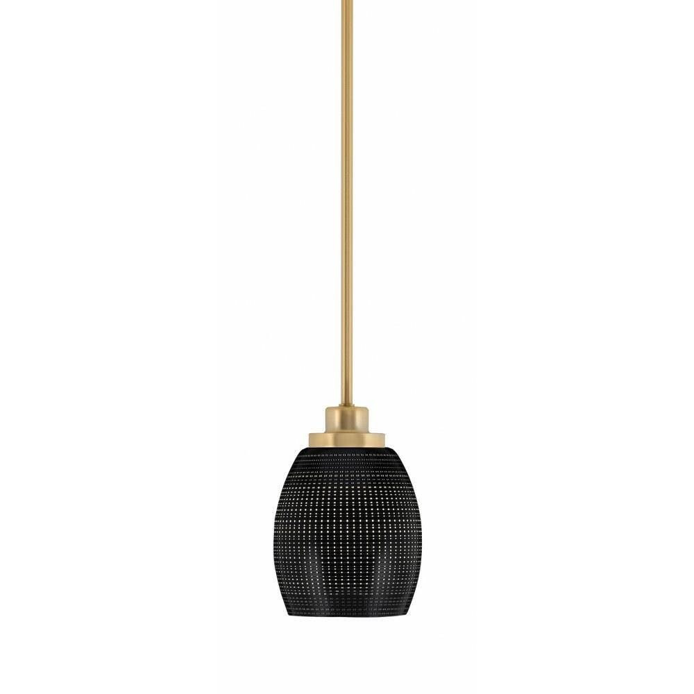 Odyssey 1 Light Stem Hung Mini Pendant by Toltec - 2601-NAB-4029