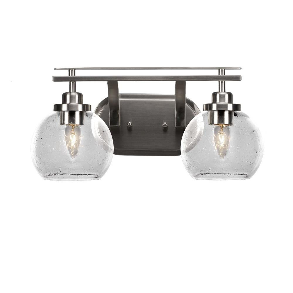 Odyssey 2 Light Vanity Light 16.75 Inch Length by Toltec - 2612-BN-4100