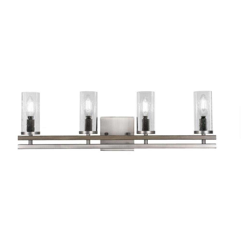 Belmont 4 Light Vanity Light 26.25 Inch Length by Toltec - 2714-GPDW-800
