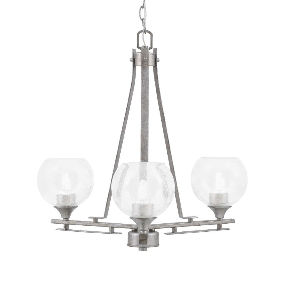 Uptowne 3 Light Small Chandelier by Toltec 323-AS-4100