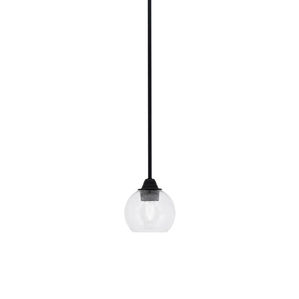 Paramount 1 Light Stem Hung Mini Pendant 6.25 Inch Tall by Toltec - 3401-MB-4100