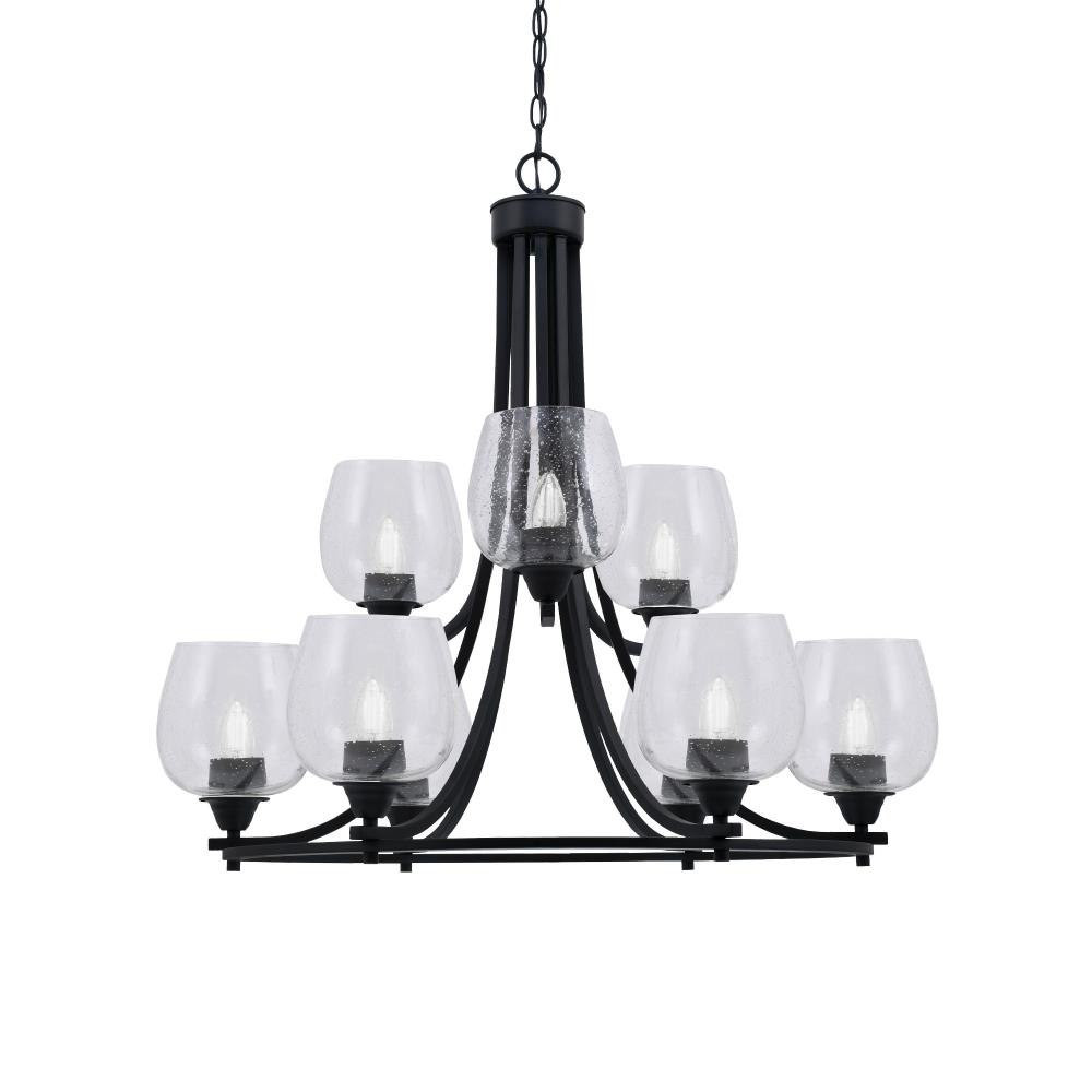 Paramount 9 Light Large Chandelier by Toltec 3409-7