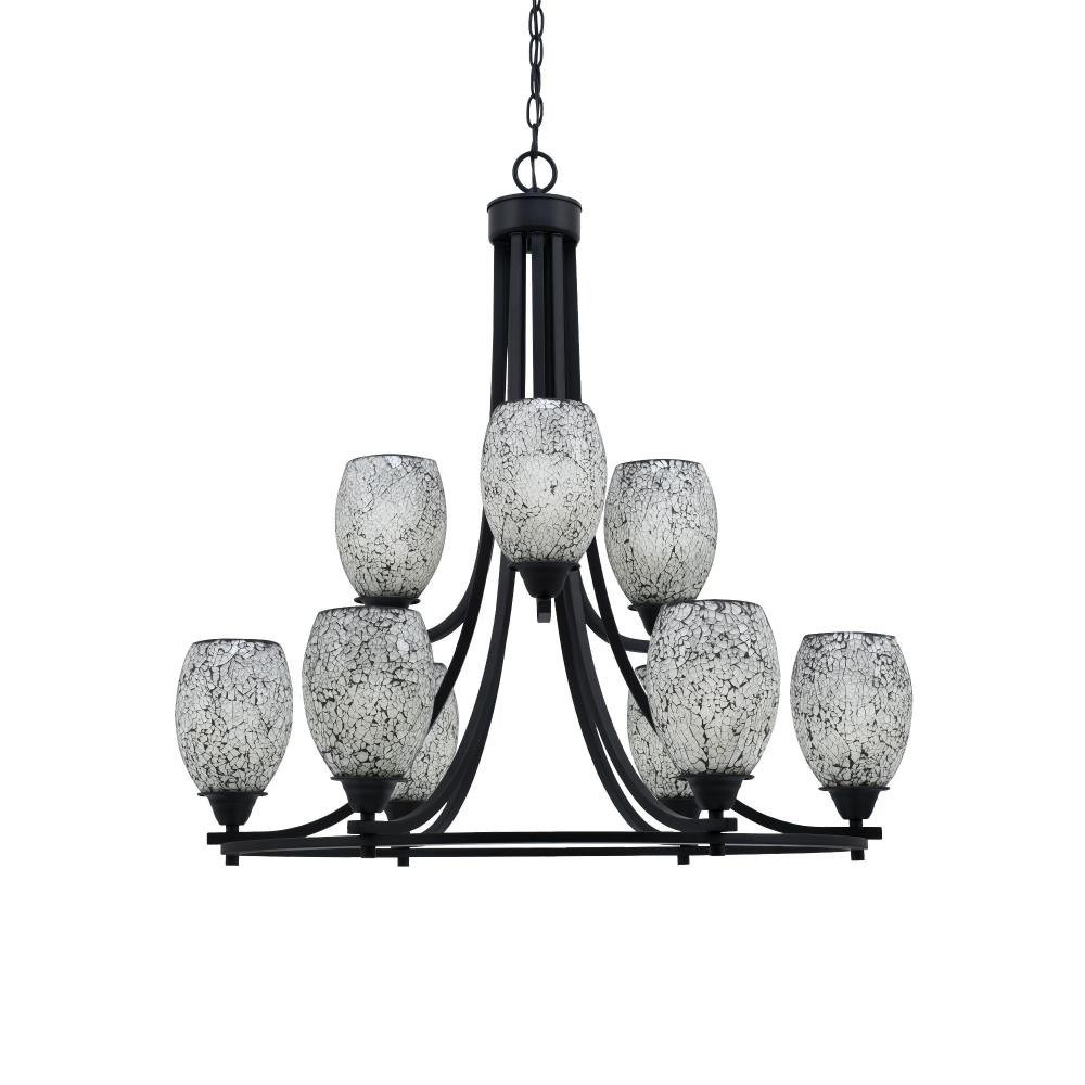 Paramount 9 Light Large Chandelier by Toltec 3409-5