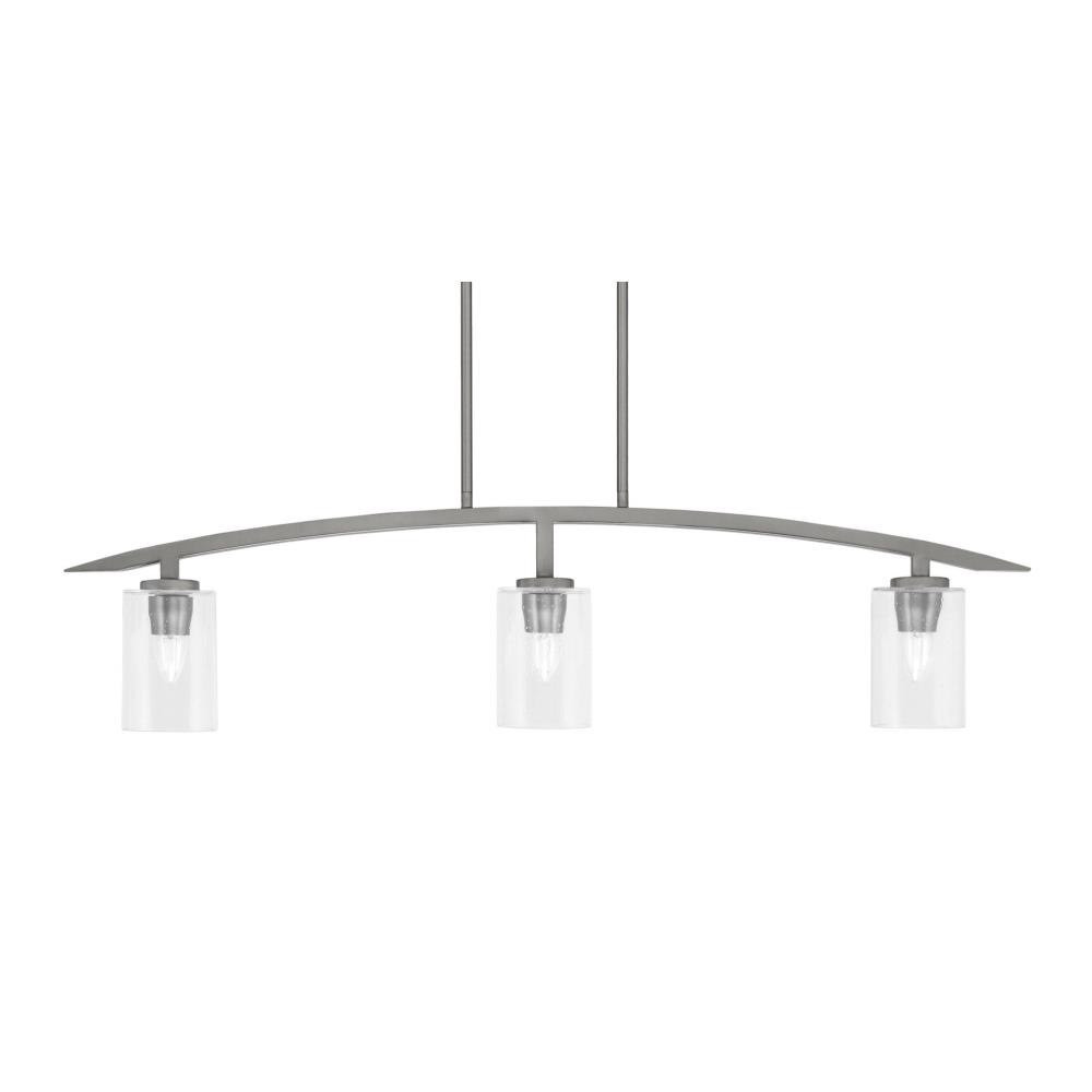 Kurve 3 Light Island Pendant 41 Inch Length by Toltec - 3736-GP-210