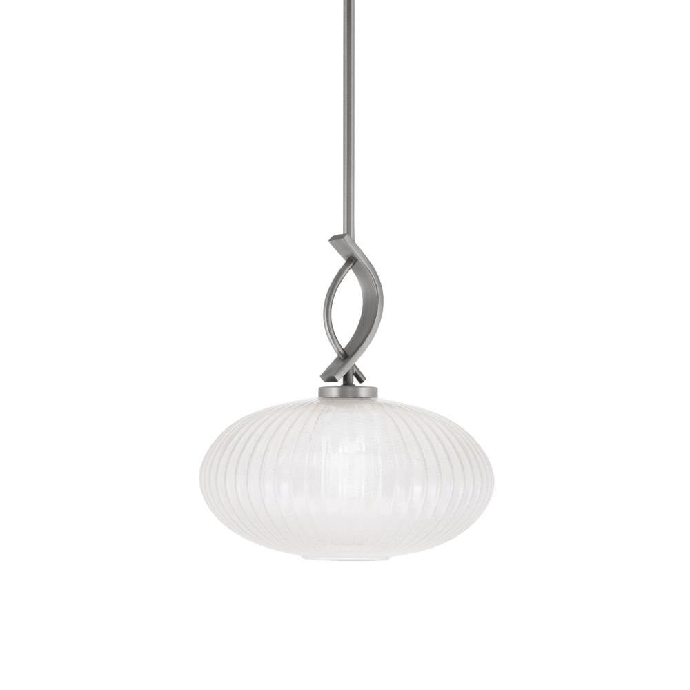 Cavella 1 Light Medium Pendant 13.5 Inch Tall by Toltec - 3901-4658