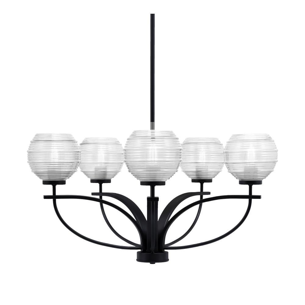 Cavella 5 Light Medium Chandelier by Toltec 3905-MB-5110