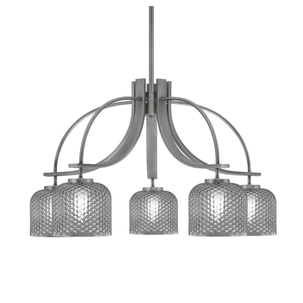 Cavella 5 Light Large Chandelier by Toltec 3925-4612