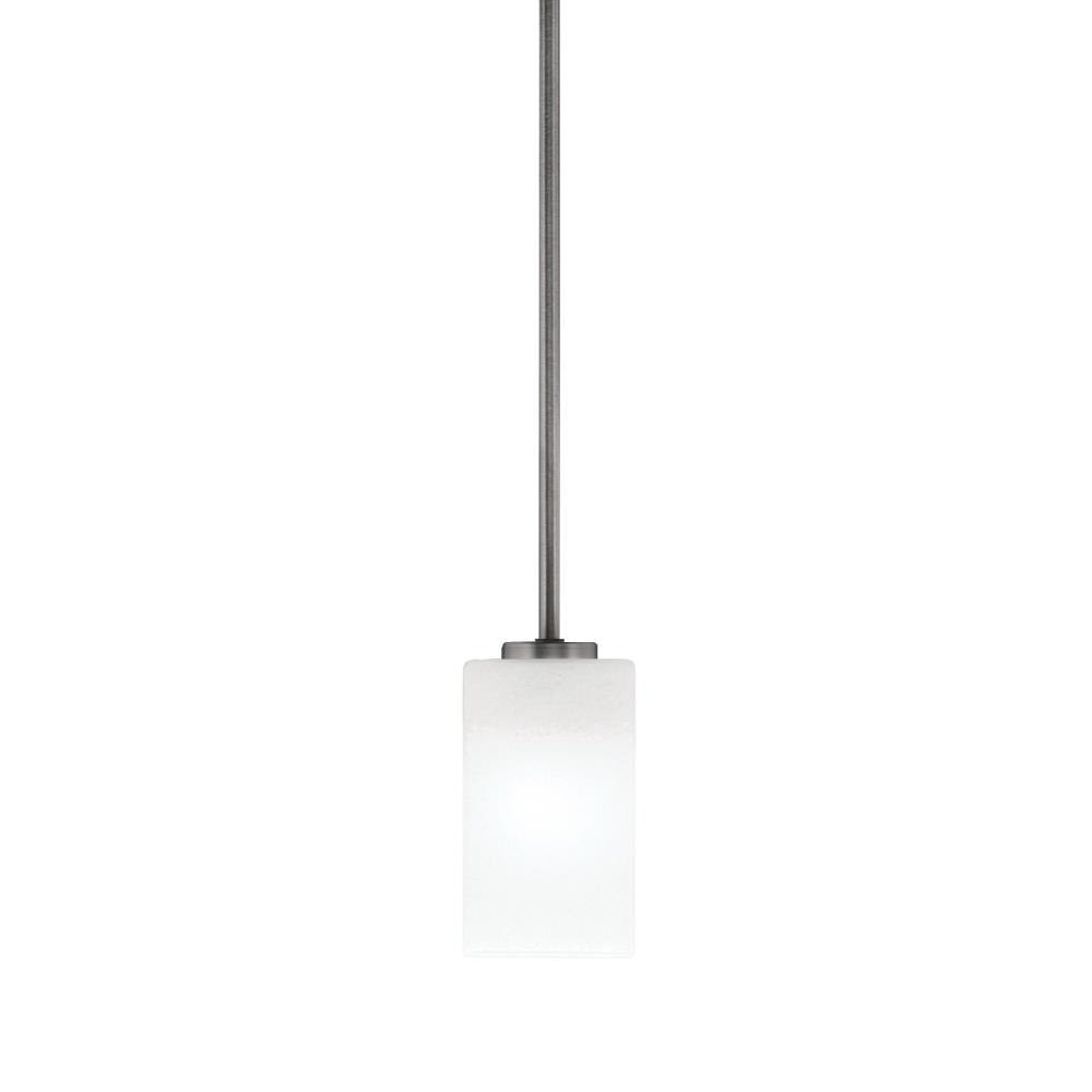 Atlas 1 Light Stem Hung Mini Pendant 7 Inch Tall X 3.5 Inch Wide by Toltec - 4501-MB-541