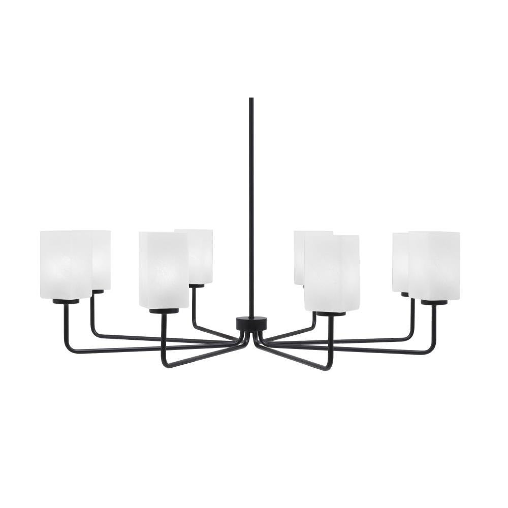 Sandia 8 Light Chandelier 12 Inch Tall and 41.25 Inch Wide by Toltec - 6208-12-4125