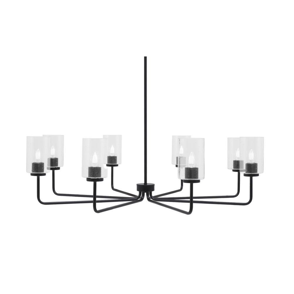 Sandia 8 Light Chandelier 11.5 Inch Tall and 41.5 Inch Wide by Toltec - 6208-115-415