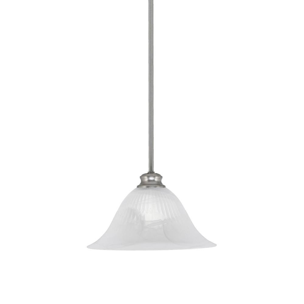 Stem 1 Light Steel Medium Pendant 14 Inch Wide by Toltec - 72-BN-5831