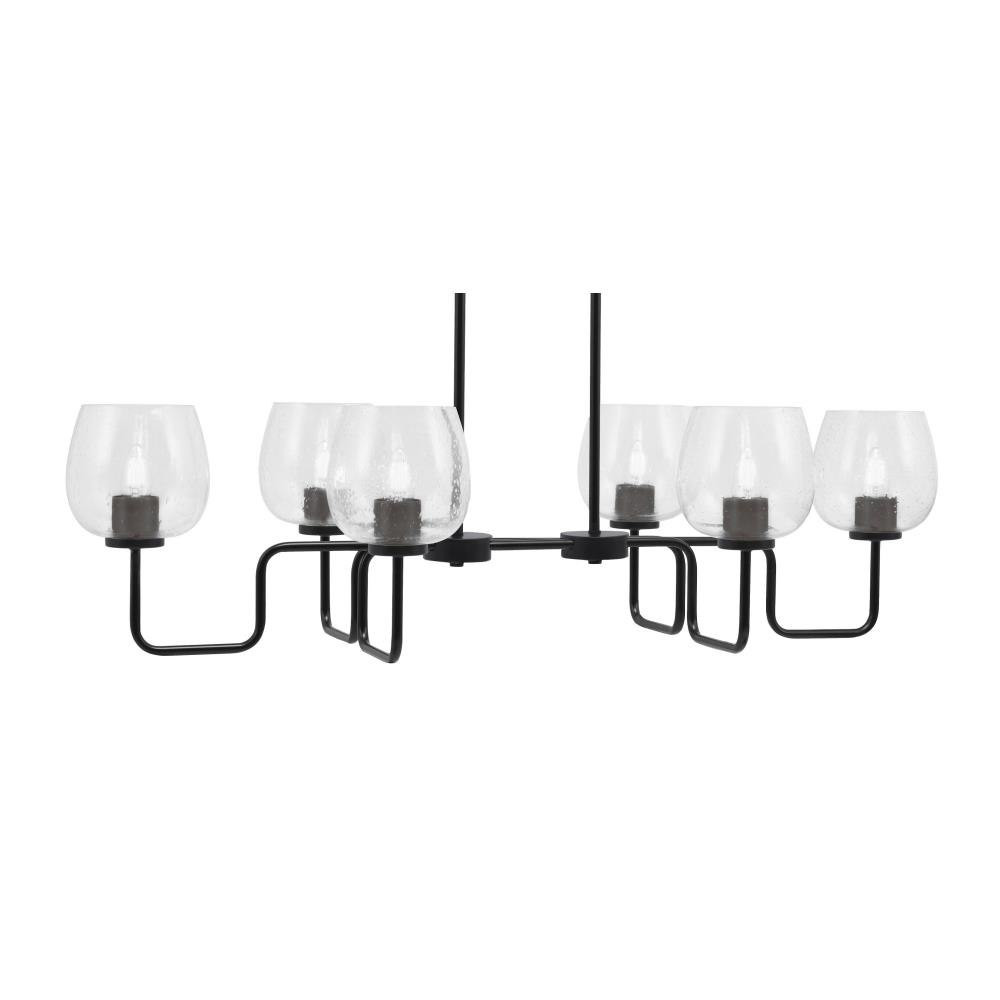 Sandia 6 Light Island 11 Inch Tall and 42 Inch Length by Toltec - 6236-11-42