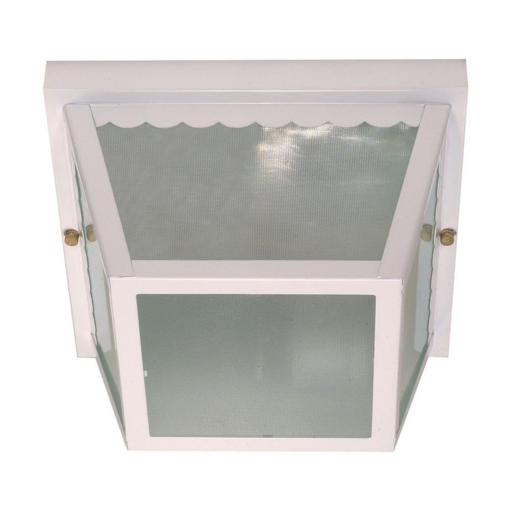 2 Light 9.25 Inch Wide Outdoor Flush Mount by Nuvo - 60-4-925