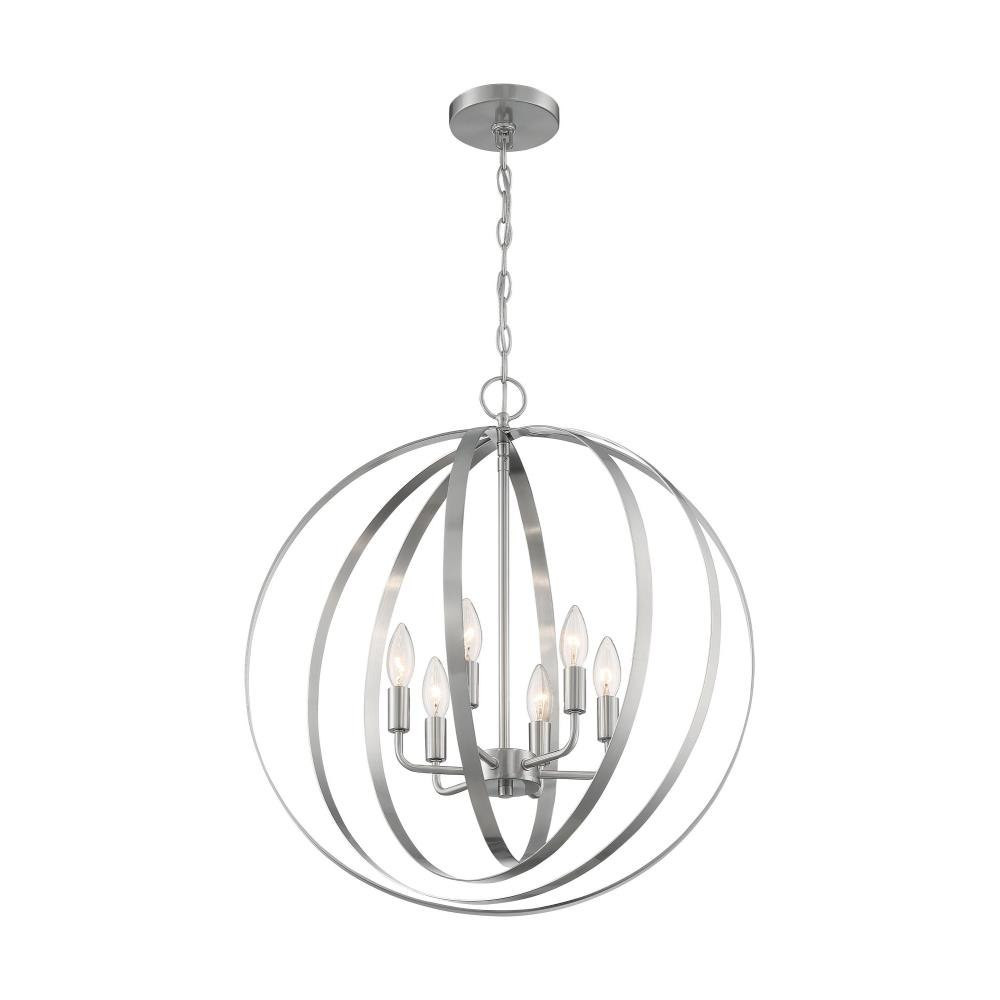 Pendleton 6 Light Large Pendant by Nuvo - 60-70-6P