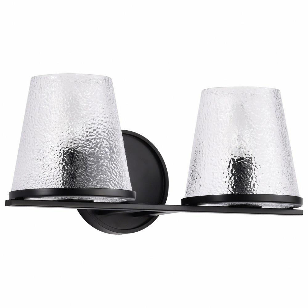 Valentine 2 Light Bath Vanity 7 Inch Tall and 16 Inch Wide by Nuvo - 60/8252