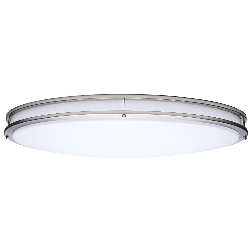 Glamour 50W LED Oval Flush Mount 4.34 Inch Tall and 17.99 Inch Wide by Nuvo - 62/1881