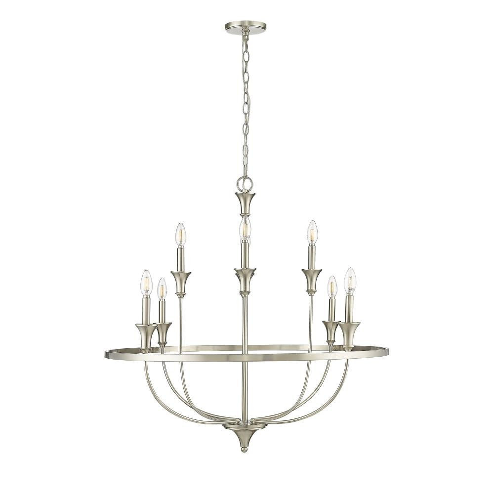 Emery 8 Light Chandelier 34 Inch Tall and 33.5 Inch Wide by Millennium - 28108