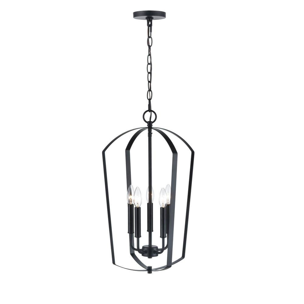 Ivey Lake 5 Light Pendant 24 Inch Tall and 15.75 Inch Wide by Millennium - 9825