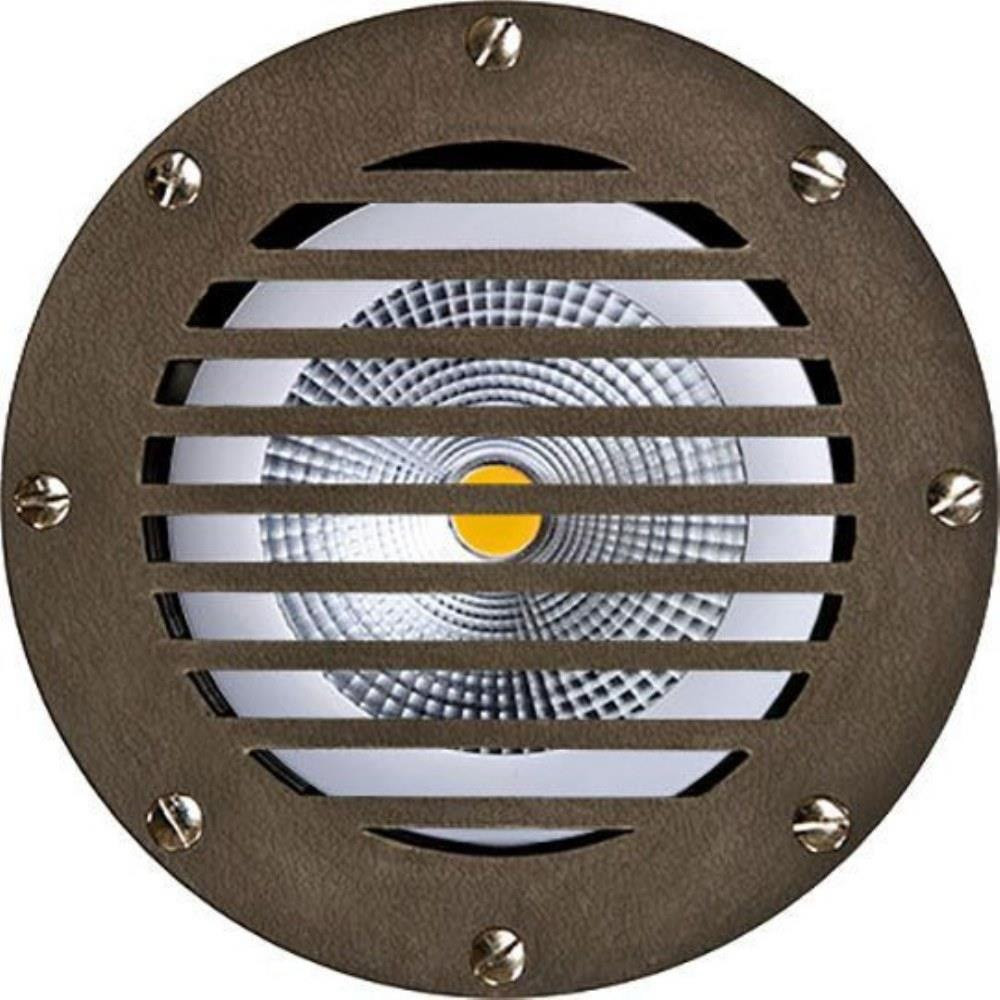 8.1 Inch 18W 1 LED In-Ground Flood Well Light with Grill by Dabmar - FG4400-LED18-F