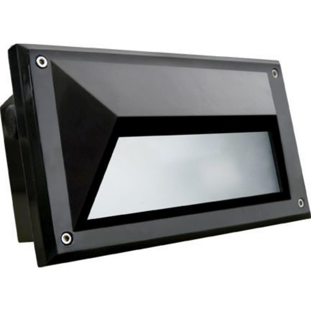 8.88 Inch 5W 1 LED Hooded Face Step Light by Dabmar - FG2010-LED5