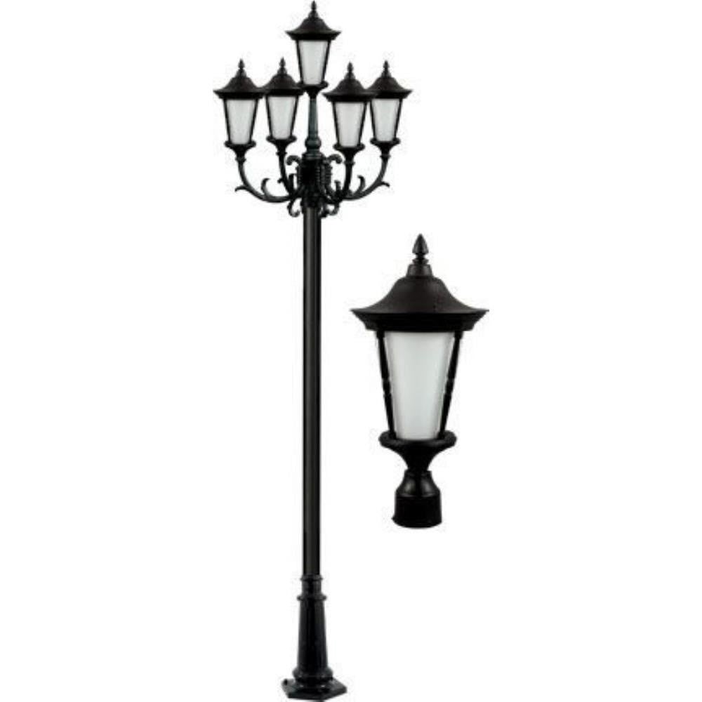 Gabriella 130.62 Inch 30W 5 LED Post Mount by Dabmar - GM1105-LED6