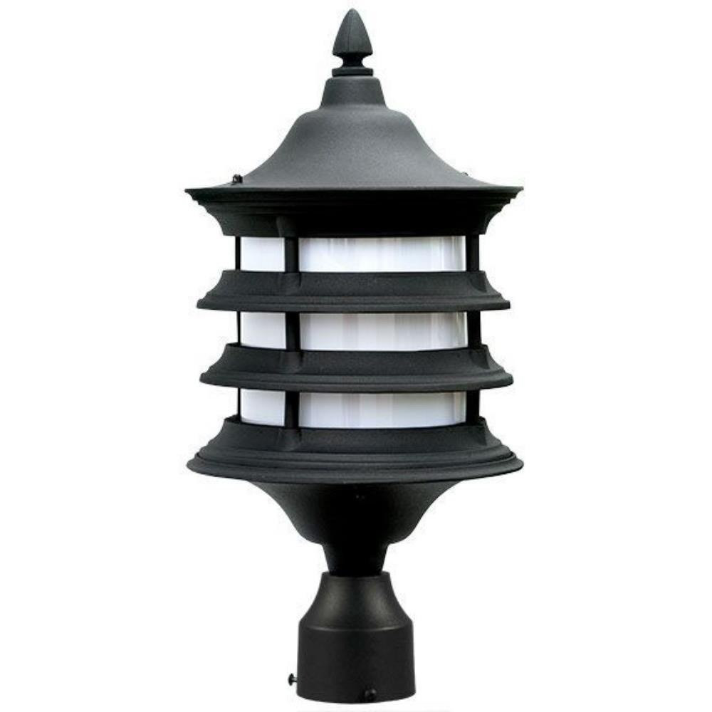 Stephanie 18.38 Inch 16W 1 LED Post Top Mount by Dabmar - GM182-LED16