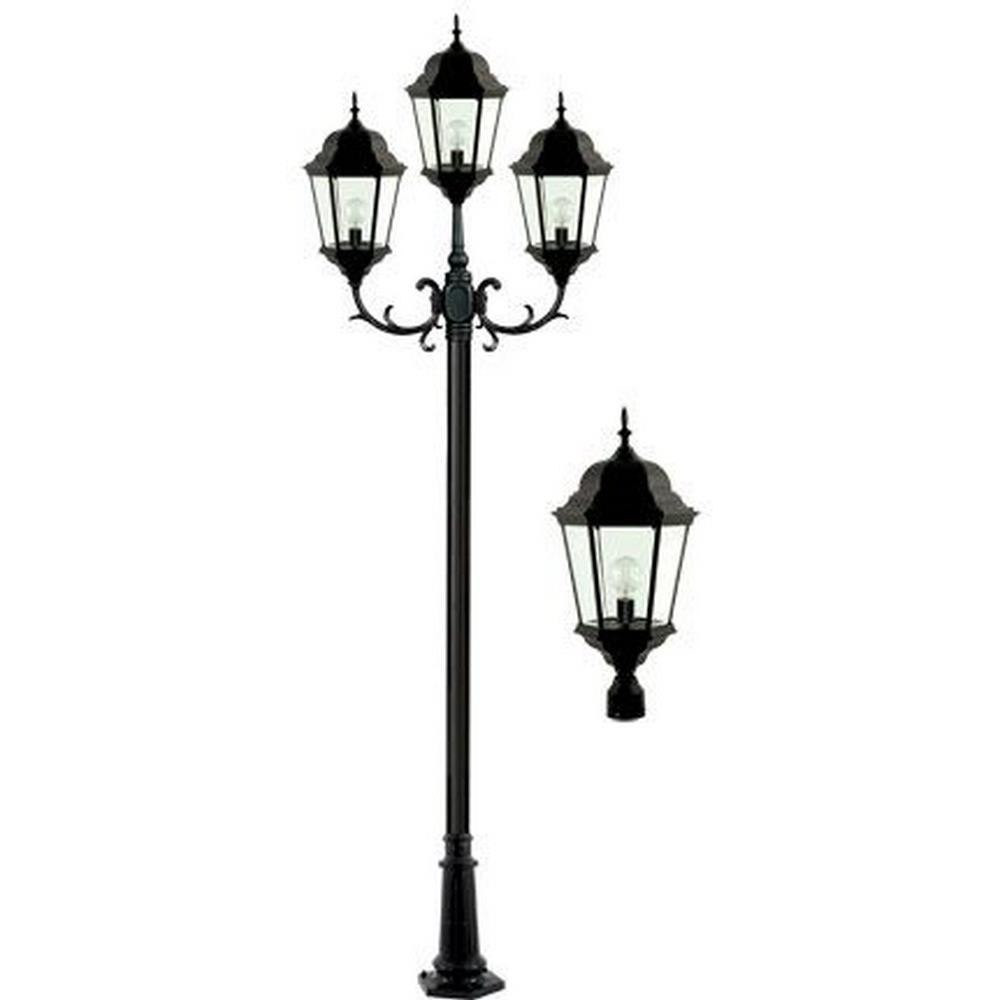 Three Light 13W Post Mount by Dabmar - GM2306