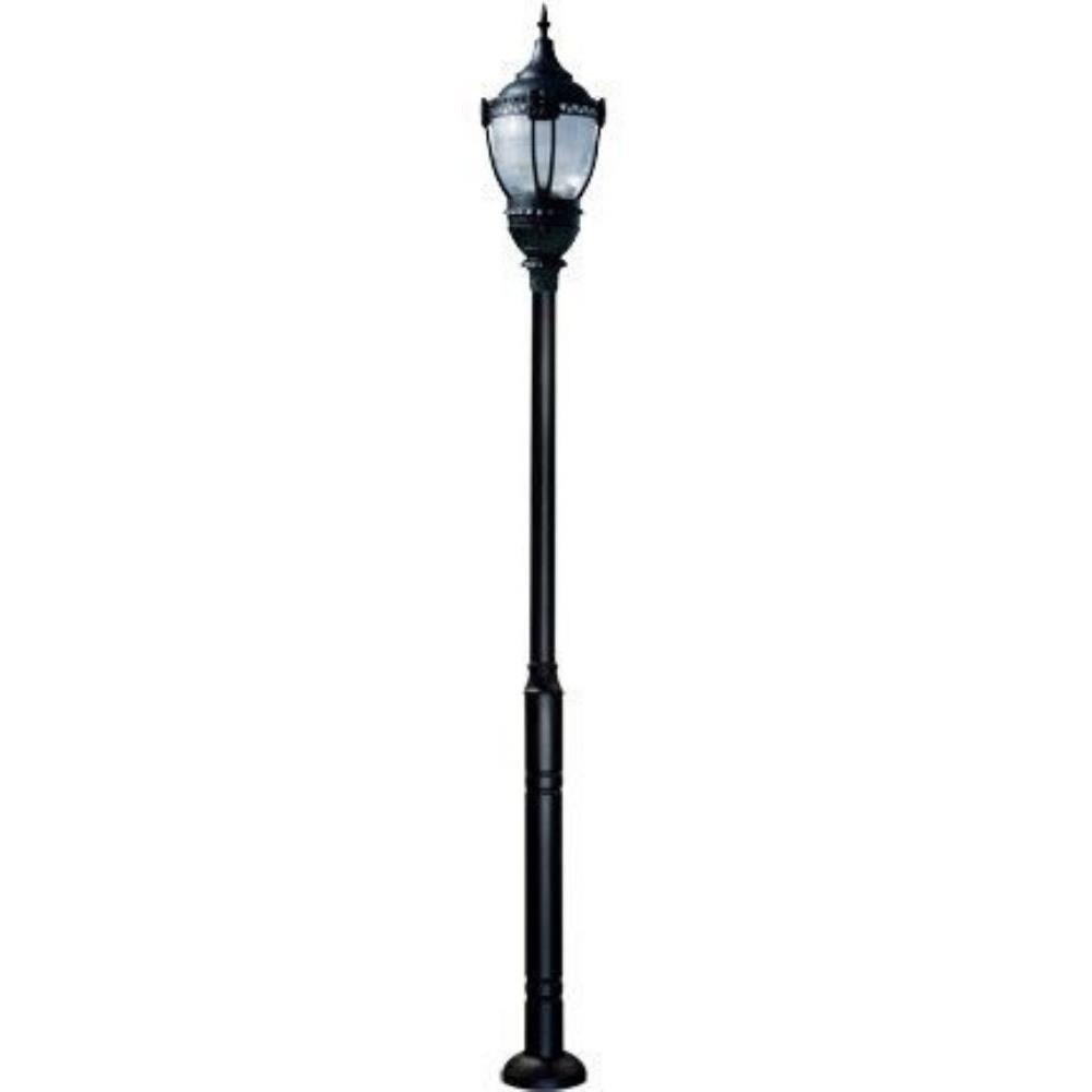 159 Inch 75W 1 LED Dark Top Acorn Post Mount by Dabmar - GM8050-LED75