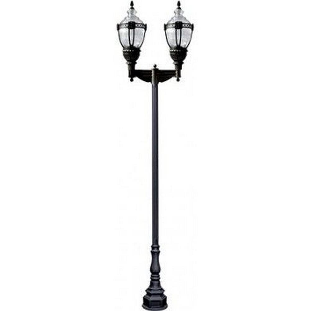 Acorn Two Light Outdoor Post Mount by Dabmar GM8946