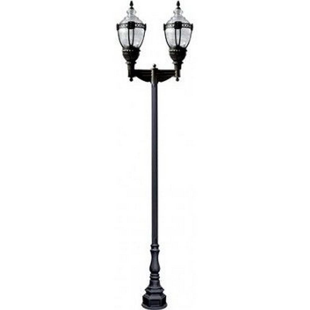 Acorn Two Light Outdoor Post Mount by Dabmar GM8945