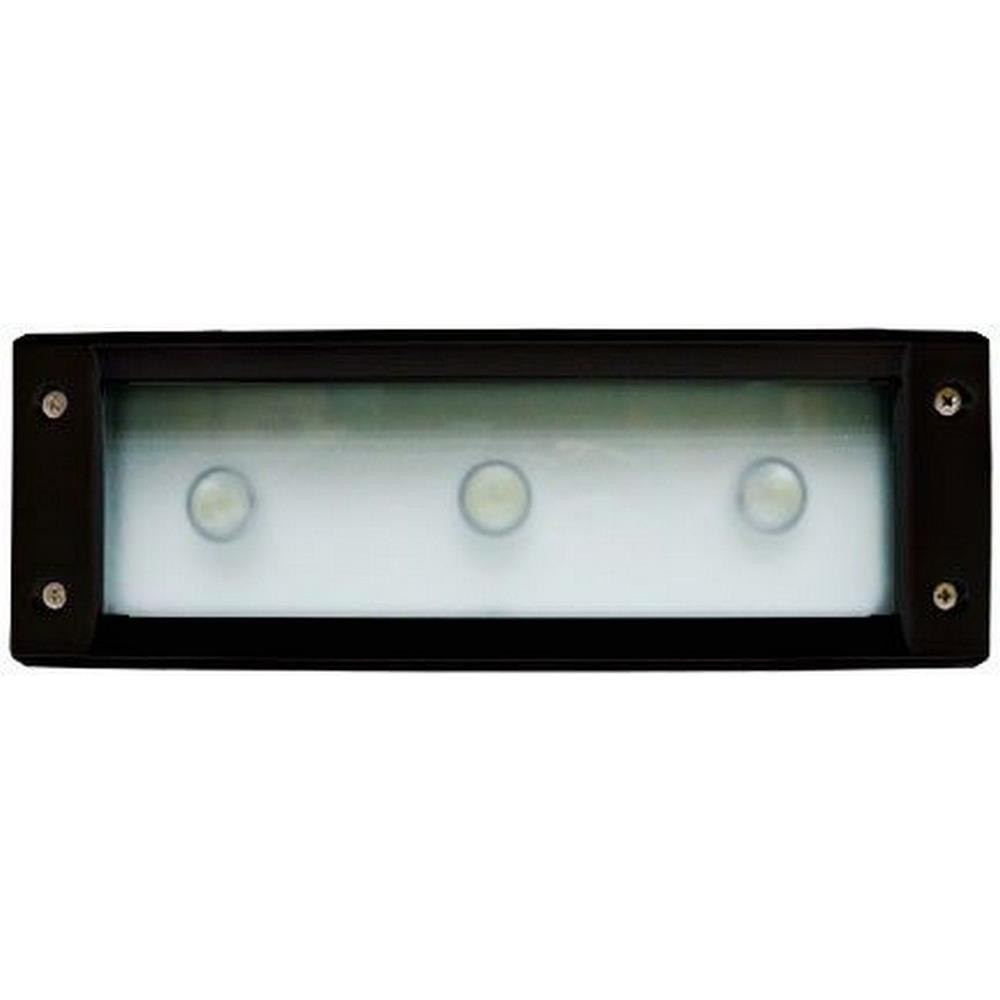 Cast Alum Open Face Step Light 9W Led Board 3Leds 64K 12V by Dabmar - LV-LED622