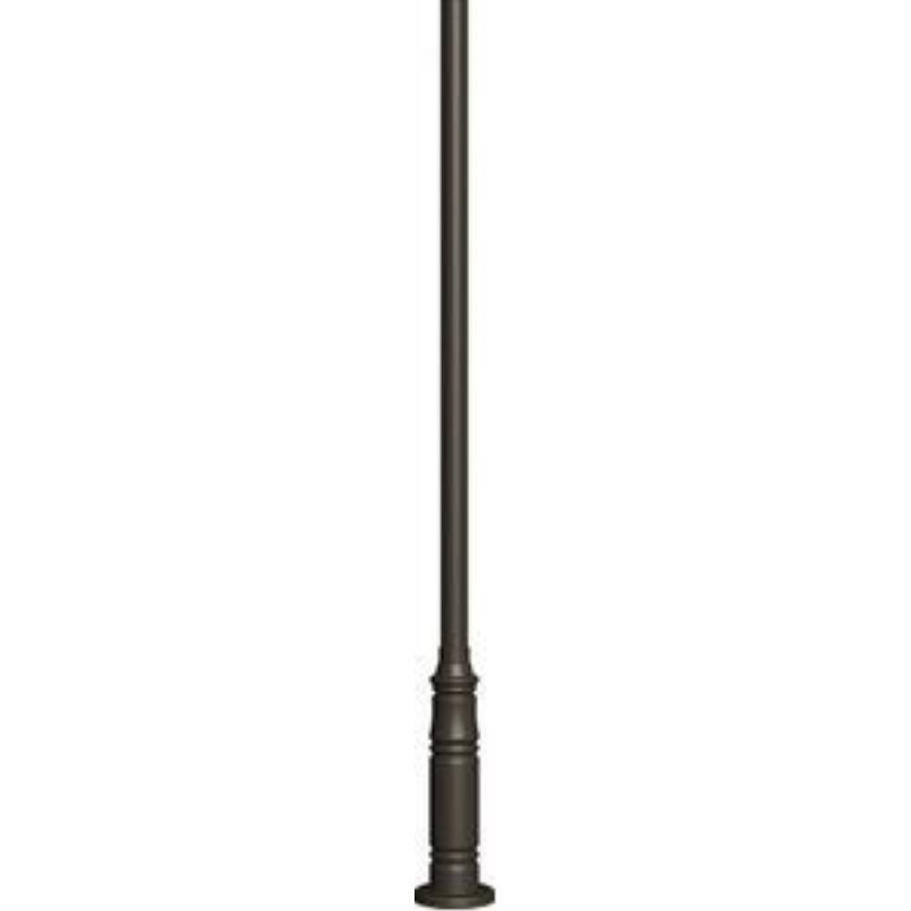 10ft Steel Post Black 3 Inch Od by Dabmar - PT-10