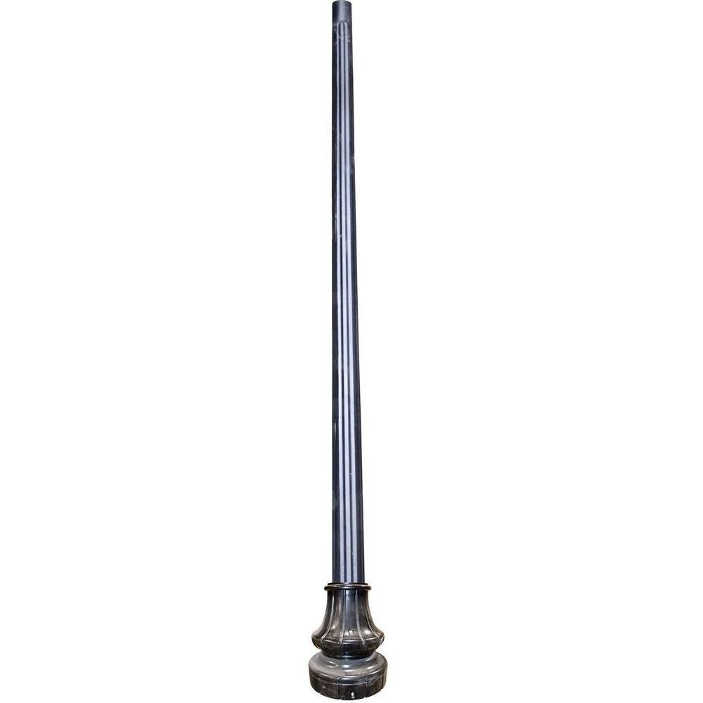 Accessory 10ft Fluted Post With Decorative Base by Dabmar - PT-10BASEFL
