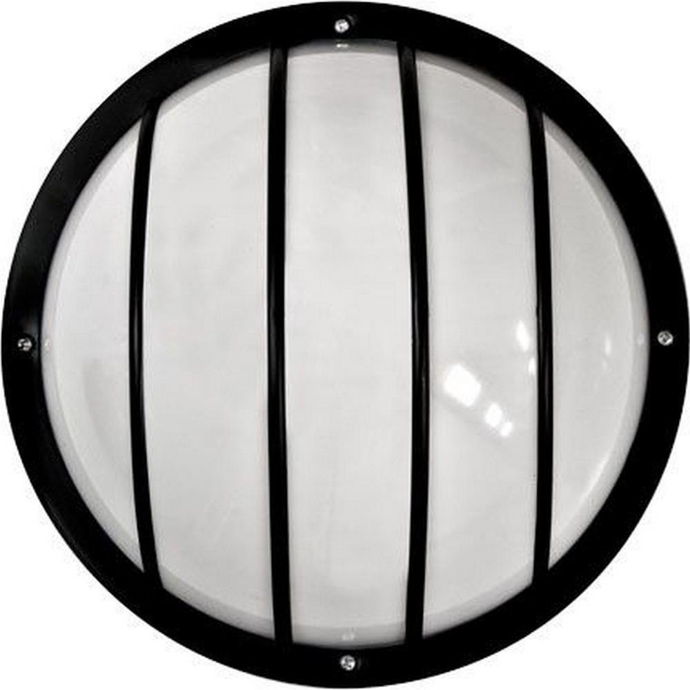 1 Light 13W GU24 Outdoor Round Wall Mount 10 Inch Wide by Dabmar - W8313