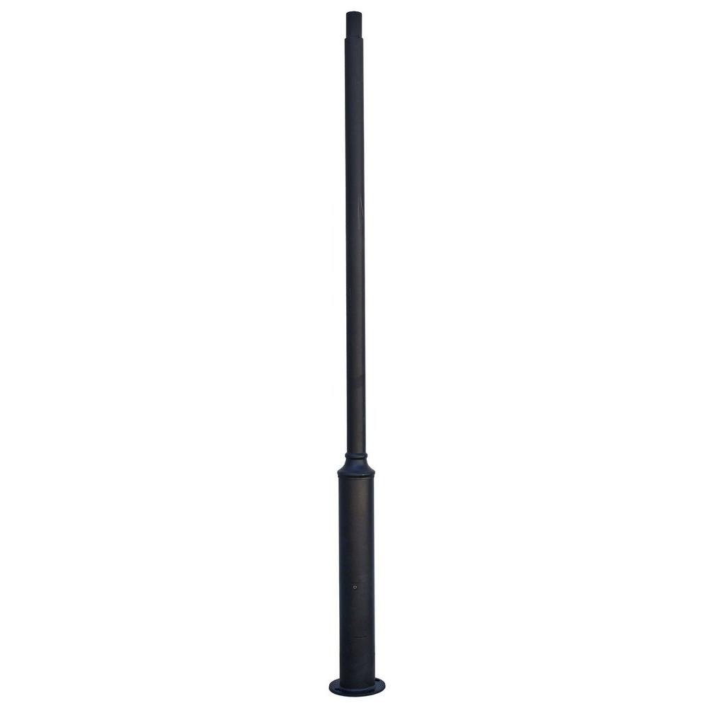 Accessory 13ft Surface Mounted Post With Round Base by Dabmar - PT-13BASERND